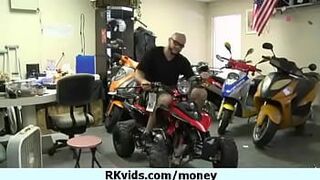 Sexy girl loves sex and money 13 porn video